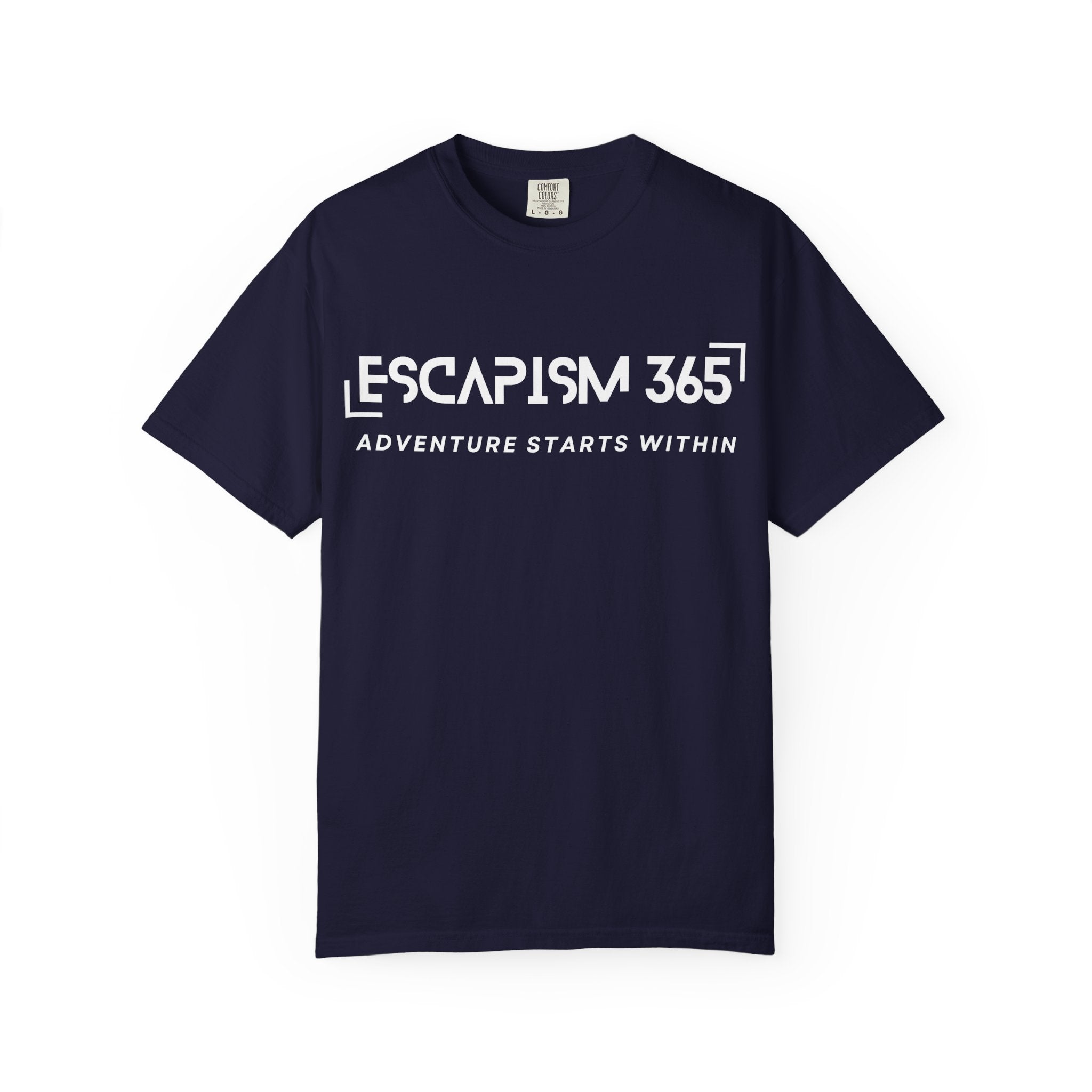 Escapism365 Tee - Adventure Starts Within - Motivational Mountain