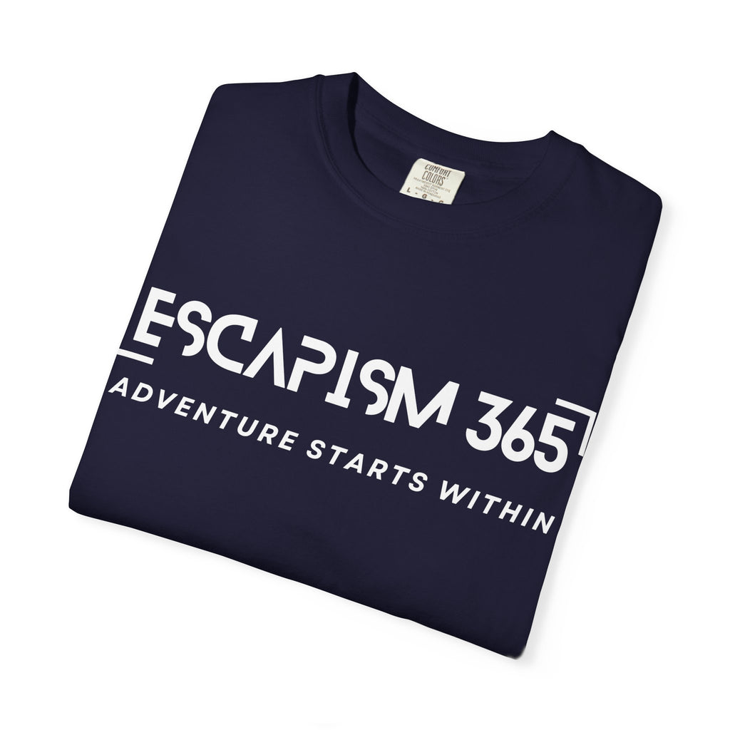 Escapism365 Tee - Adventure Starts Within - Motivational Mountain