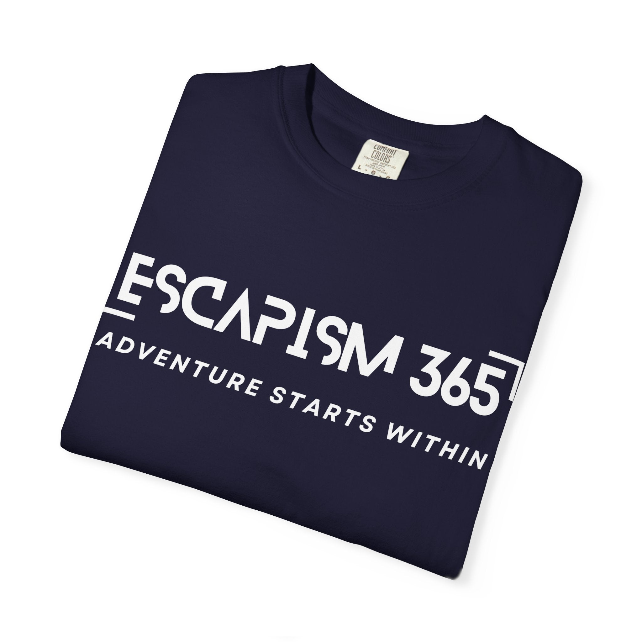 Escapism365 Tee - Adventure Starts Within - Motivational Mountain