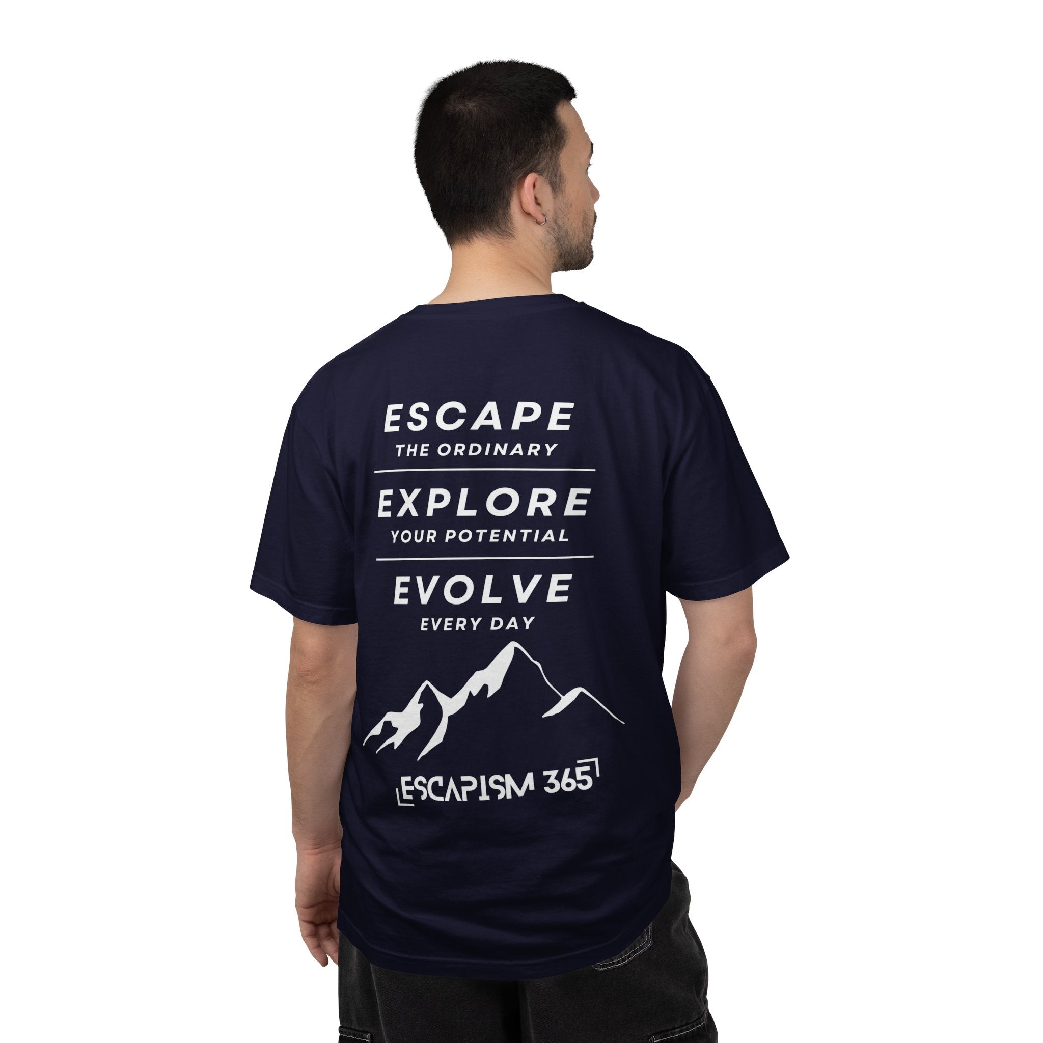 Escapism365 Tee - Adventure Starts Within - Motivational Mountain